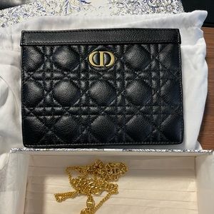 Christian Dior Caro zipped pouch minibag